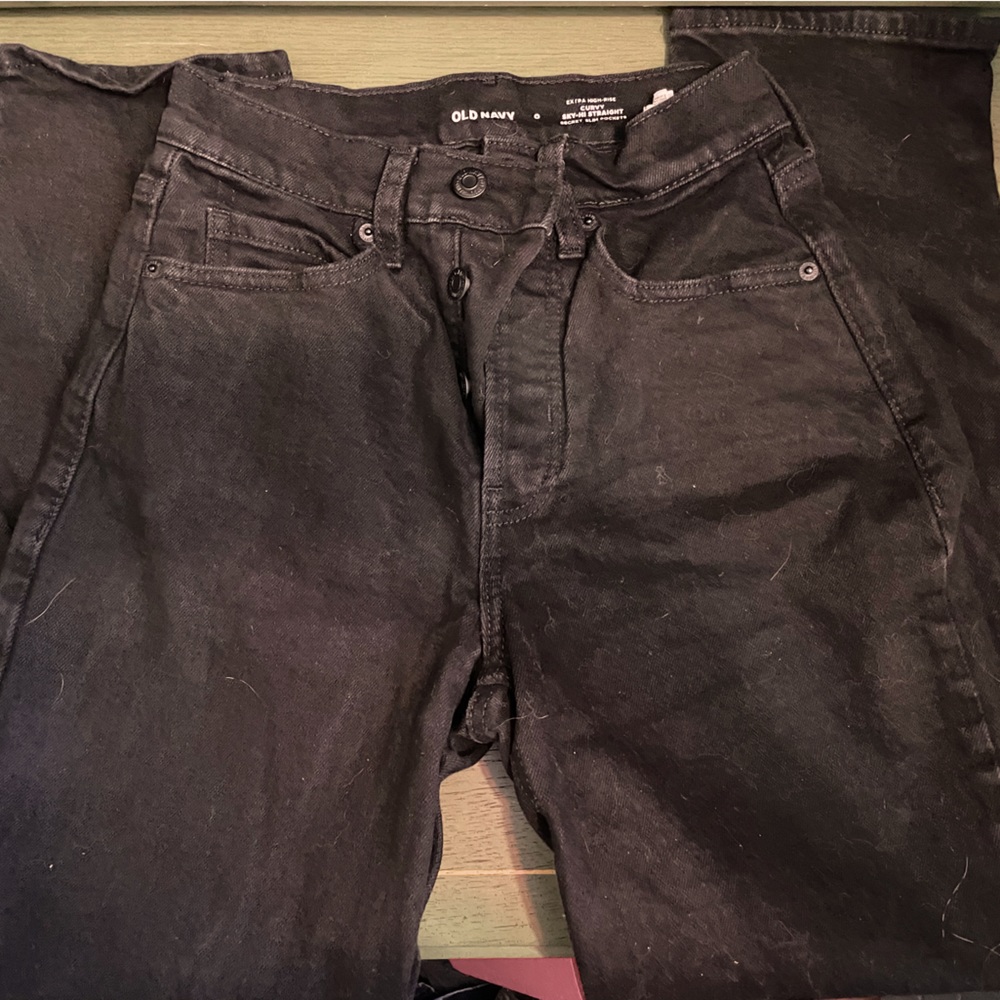 Old navy curvy black jeans